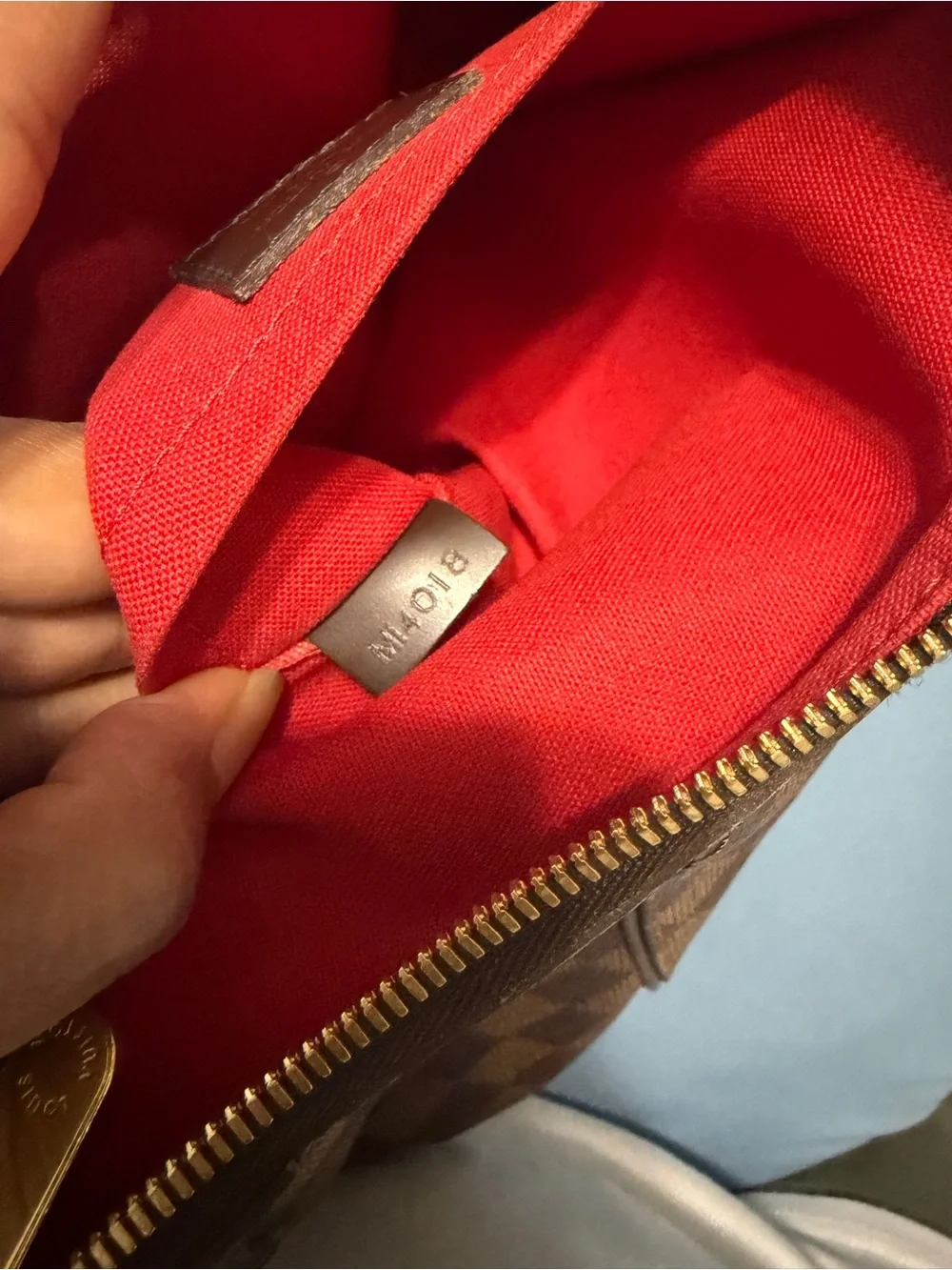 Louis Vuitton Brown Damier Ebene GM Thames Shoulder Bag